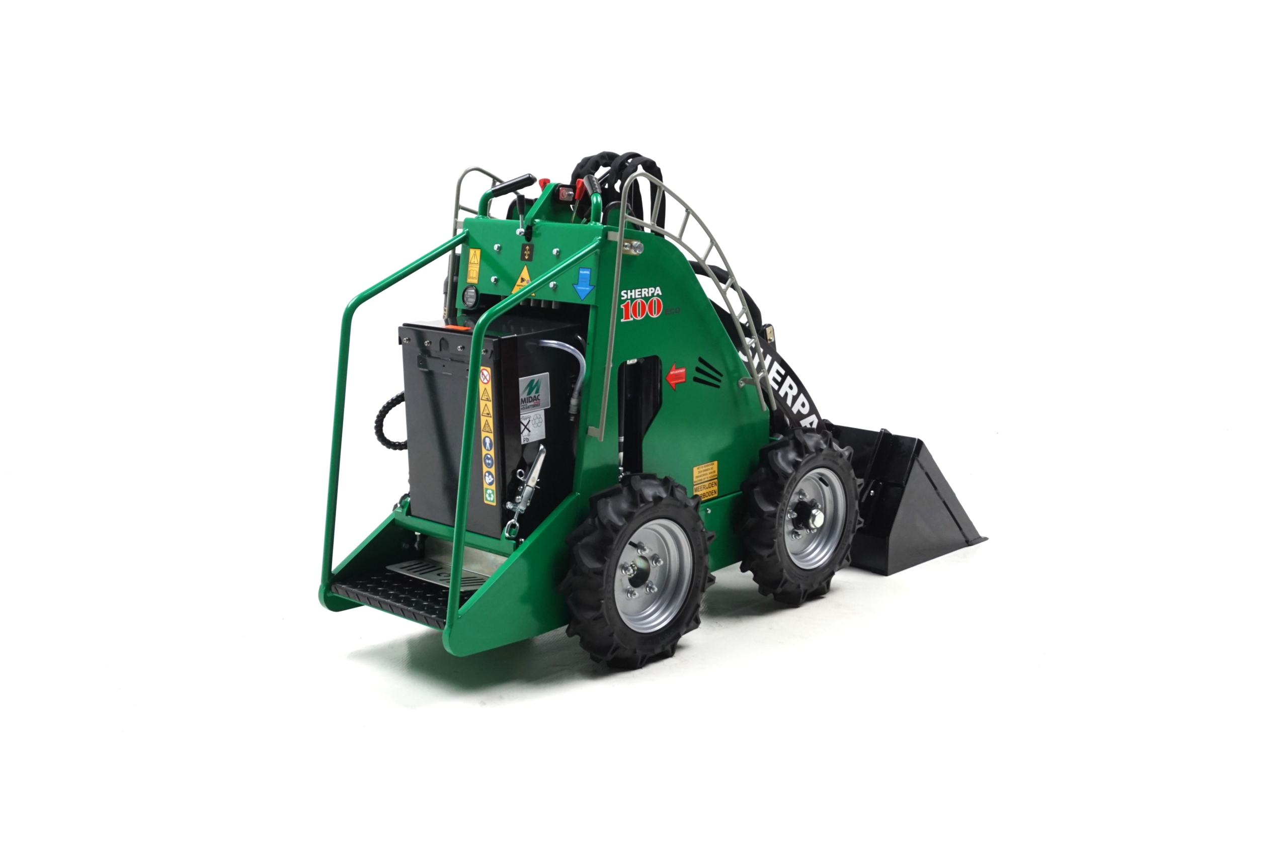 SHERPA 100ECO electric mini skid steer loader SHERPA miniloaders