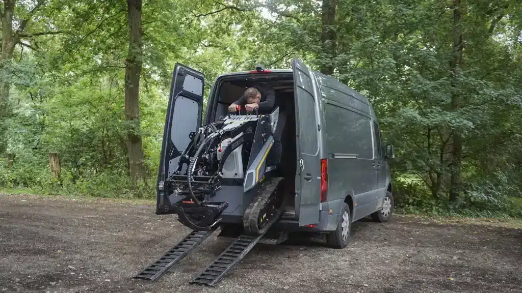 Z50T Tracks Rupsen uit bus bomengrijper