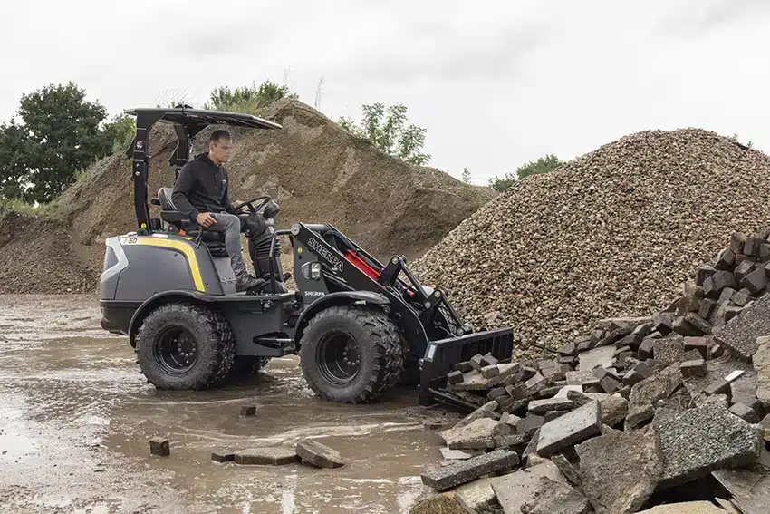 Sherpa F50 aan het werk